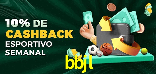 10% de bônus de cashback na bbjl